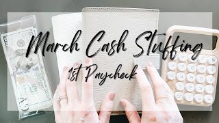 CASH STUFFING | First Paycheck of March