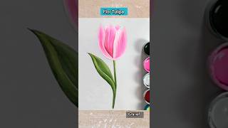Como Pintar Flor Tulipa #art