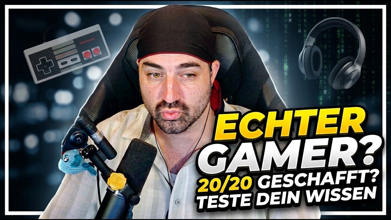 Das ULTIMATIVE Game & Gamemusik Quiz (20 Fragen)