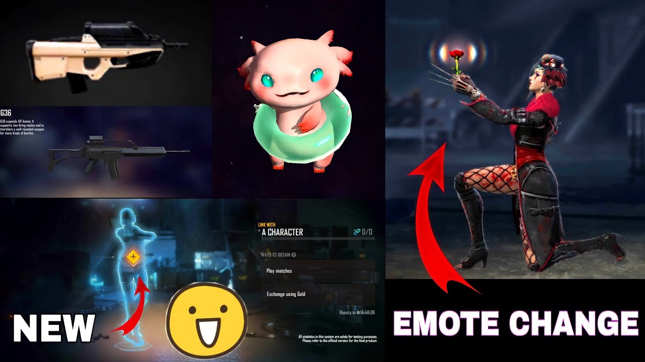 Free Fire Ob33 Advance Server Update - New Pet, New Gun, Emote Change