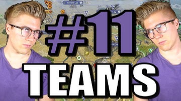 Civ 5 Gameplay [AI Only TEAMS Strategy] - Part 11