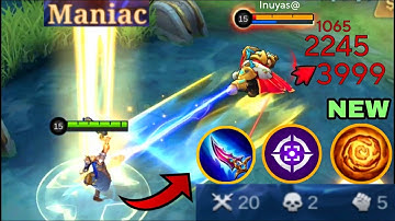 ALUCARD NEW SEASON DAMAGE HACK + MANIAC🔥 ( MUST TRY ) | Build Top 1 Global Alucard | mlbb