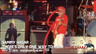 Sammy Hagar rocking "There's Only One Way To Rock" in Indianapolis on May 23, 2019