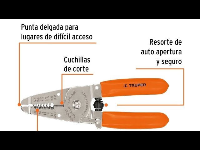 PINZA PARA ELECTRÓNICA TRUPER – e175