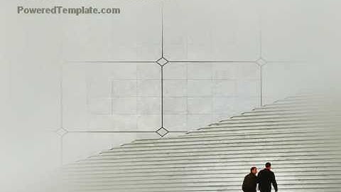 Stairway PowerPoint Template by PoweredTemplate.com