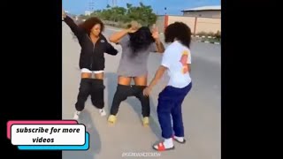 OMG these girls are dancing with their pants down🥶😳 (ogbana choko)