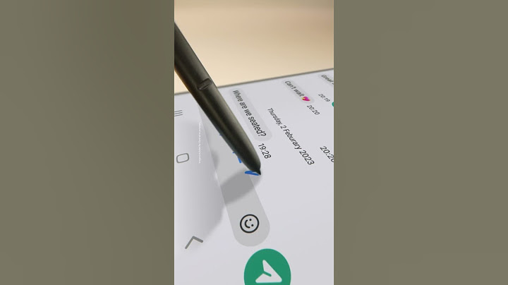 Galaxy S23 Ultra: S Pen on Messages l Samsung