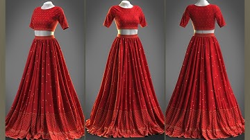 Design an Indian Wedding Dress in Clo3D/MD | Easy Tutorial for Beginners