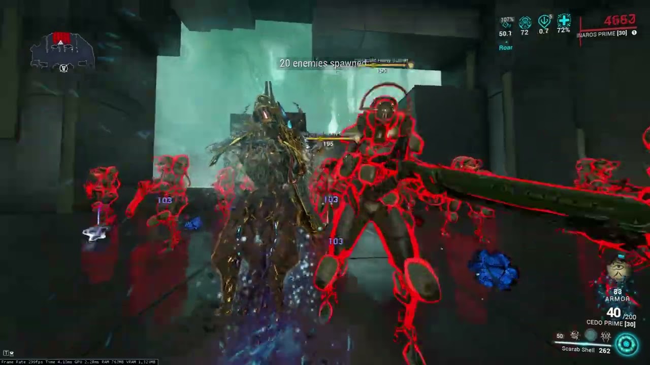 Inaros Prime | Elemental Sandstorm Pseudo Nuke