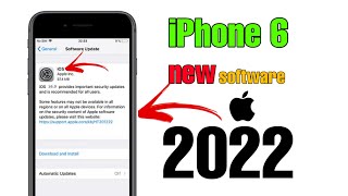 iPhone 6 update software in 2022 without using computer work 100% | full video tutorial