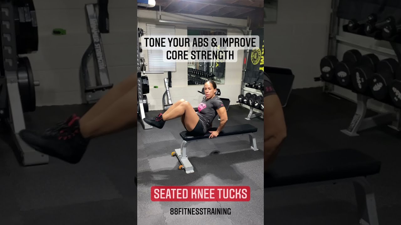 How To Do A Seated Knee Tuck, Plus a Progressed Variation