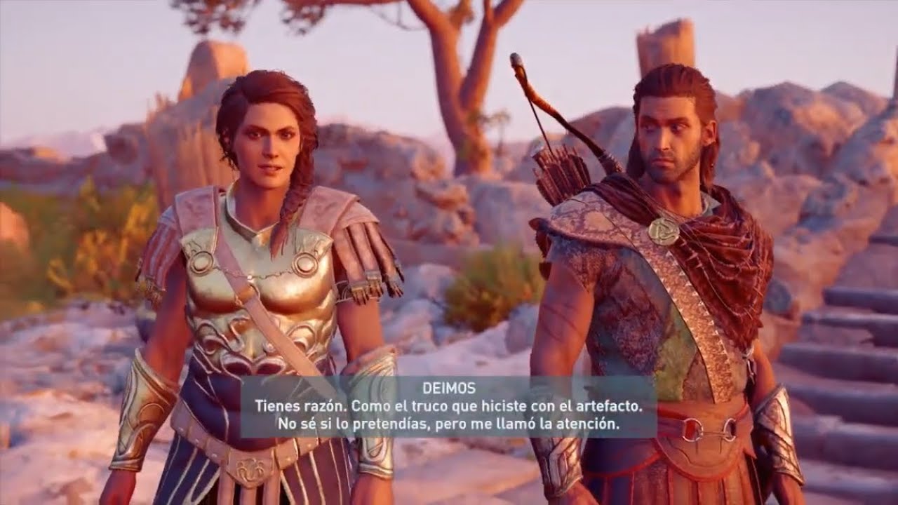 Assassin's Creed ODYSSEY | ALEXIOS conoce a Kassandra (DEIMOS) - YouTube