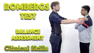Romberg Test - Proprioception Balance Assessment - Clinical Skills - Dr Gill