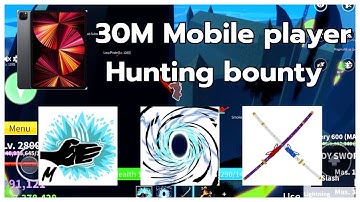 Blox fruit cdk combo mobile player 30m hunting bounty 