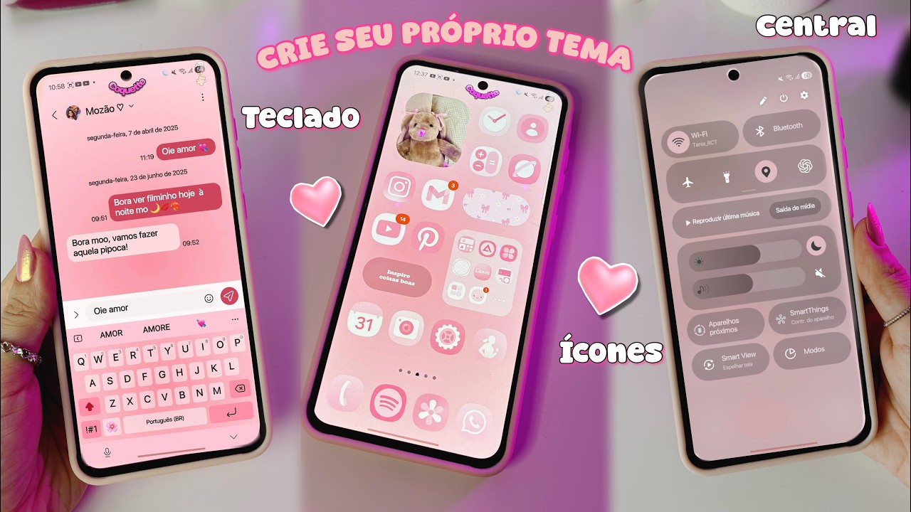 🎀SAIU! COMO CRIAR SEU PRÓPRIO TEMA SAMSUNG