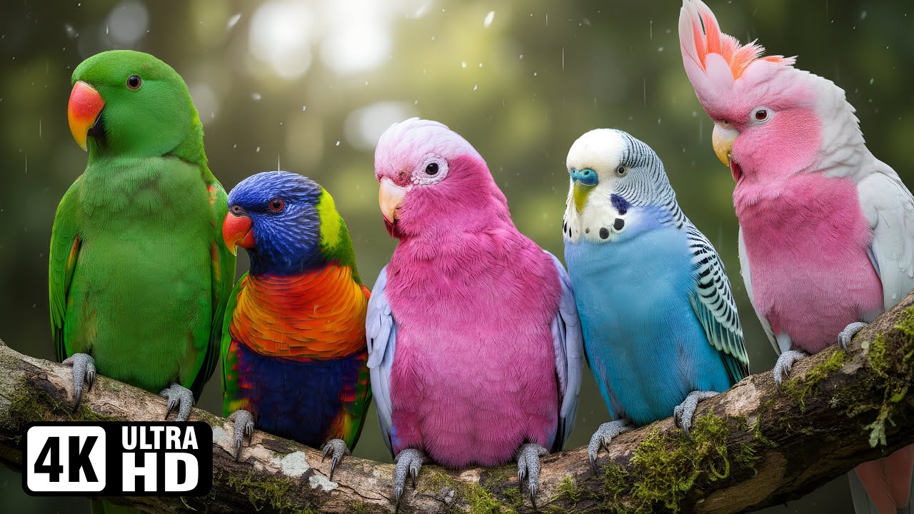 MOST BEAUTIFUL PARROTS OF AUSTRALIA 🦜 RELAXING BIRD SOUNDS TO HEAL YOUR MIND & HEART 💚 STRESS RELIEF