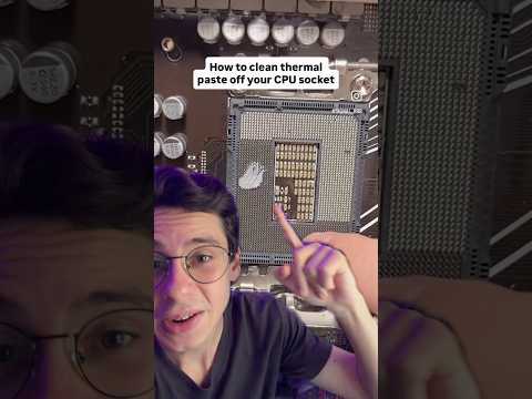 Limpando o socket da placa mãe#pcgamer #pipocatech #setupgamer