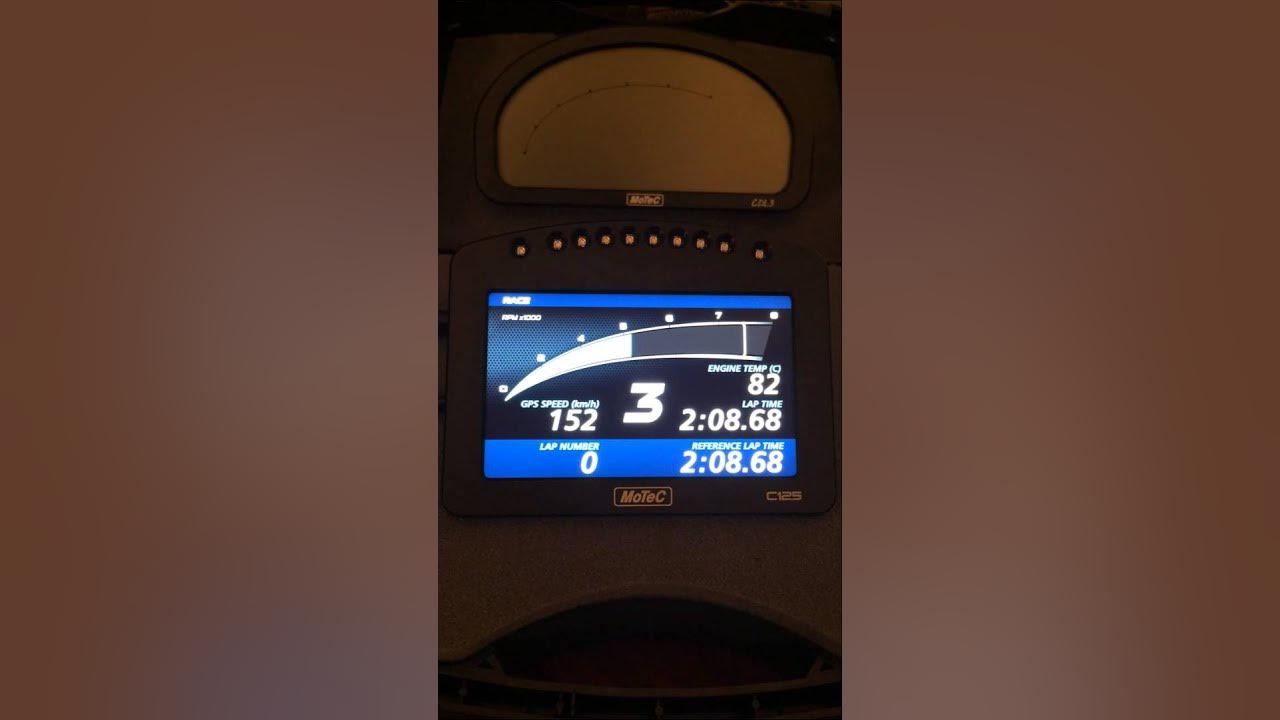 Motec C125 color display logger YouTube