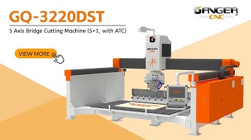 5 Axis Bridge Cutting Machine GQ-3220DST (5+1, with ATC)
