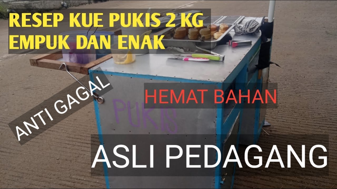 RESEP KUE PUKIS 2 KG ASLI PEDAGANG (NEW) COCOK UNTUK JUALAN