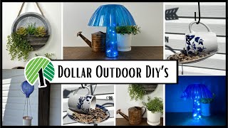 Dollar Outdoor Patio DIYs/Garden Decor DIYs