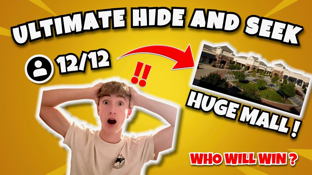 Crazy Hide and Seek Challenge in the Whole Mall!! - YouTube