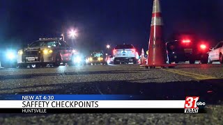 Huntsville ramps up DUI checkpoints for Labor Day safety