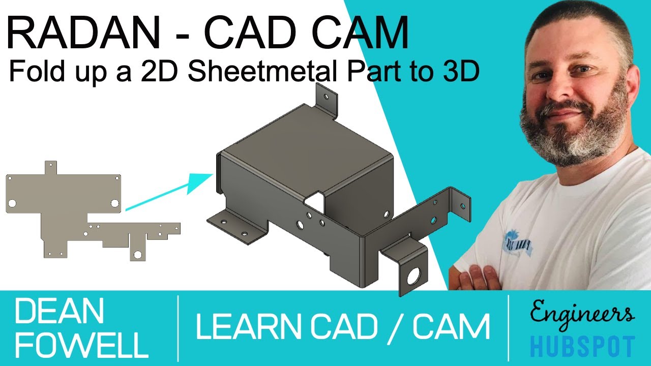 Fold Up Sheetmetal Part RADAN