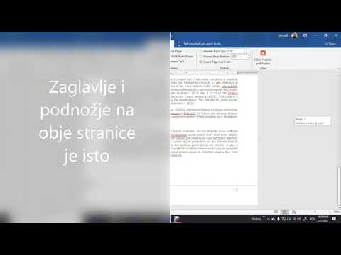 Video: Šta Su Zaglavlja I Podnožja