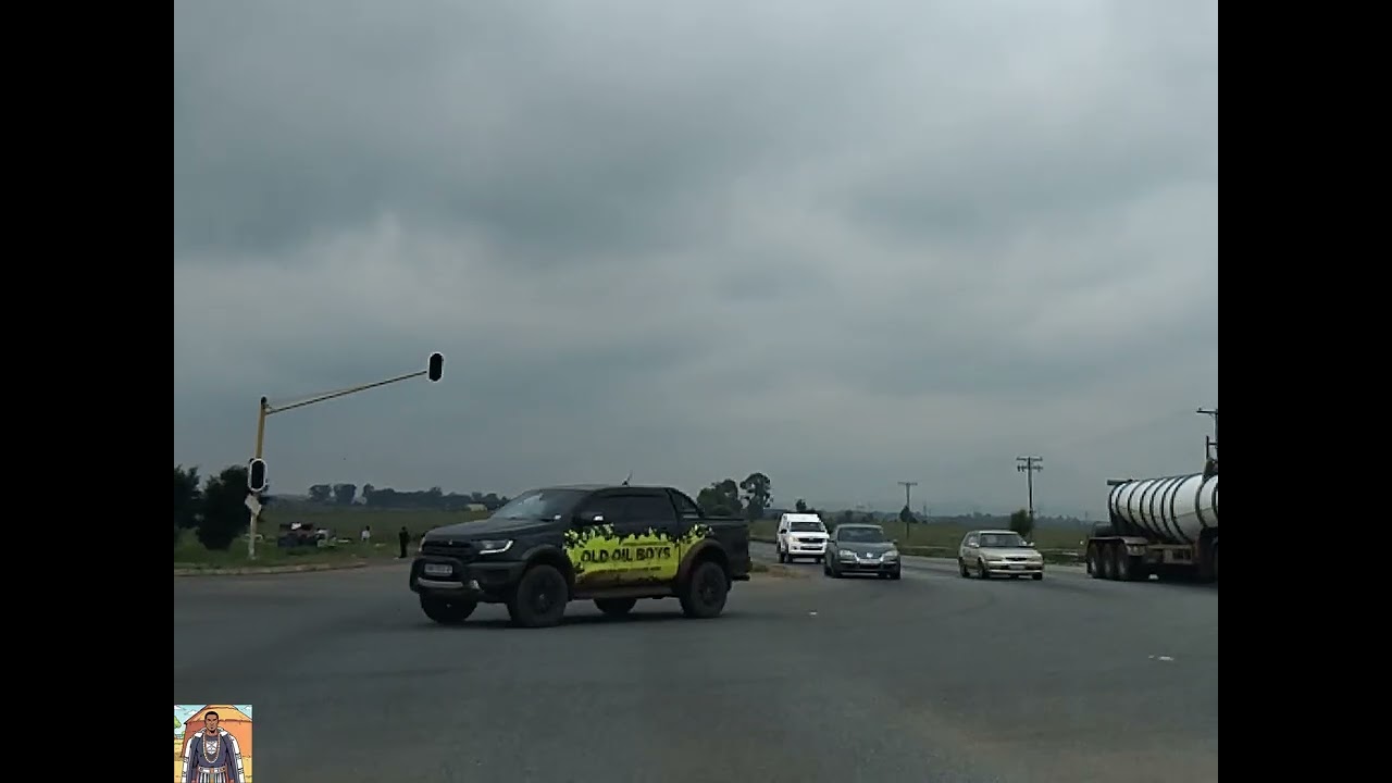 Drive from Westonaria South Africa listening to 