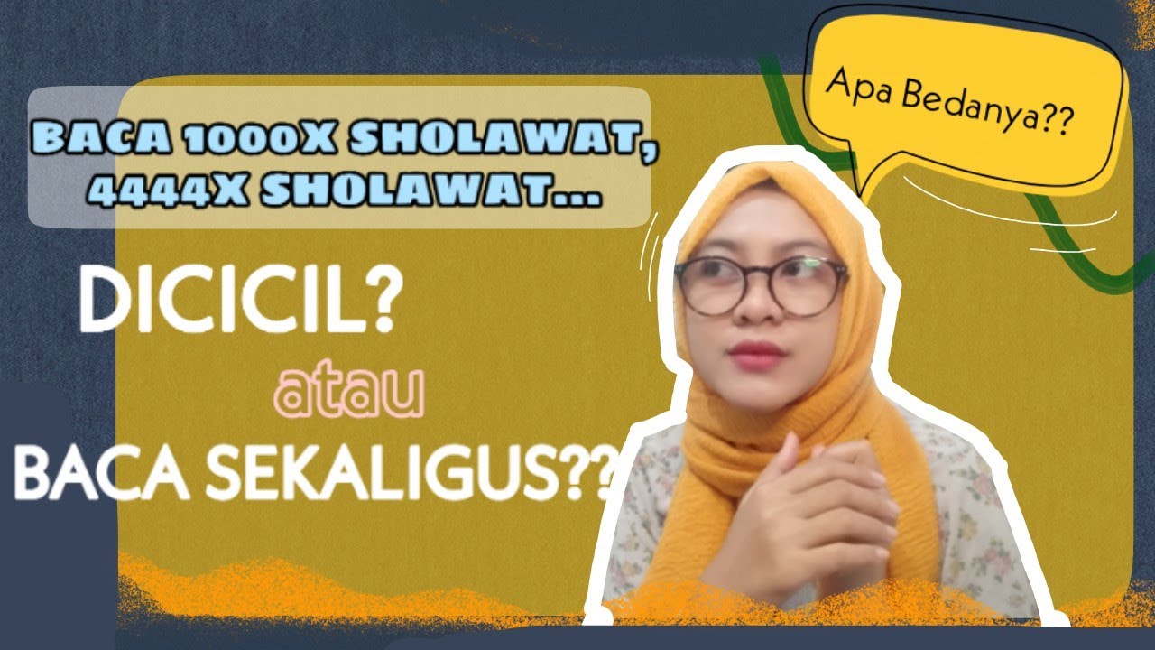 Baca Sholawat 1000x : Dibaca dalam sekali waktu atau dicicil? - YouTube
