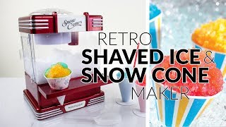 RSM602 | Retro Snow Cone & Shaved Ice Maker