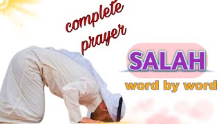 How to pray SALAH step by step/learn basic islam(english)