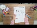 Letter Tracing E for Kids | Learn to Write Letter E | EZ Sisters