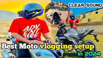 Best GoPro Motovlogging setup for superb quality video and clear audio ! In 2024😎❤️