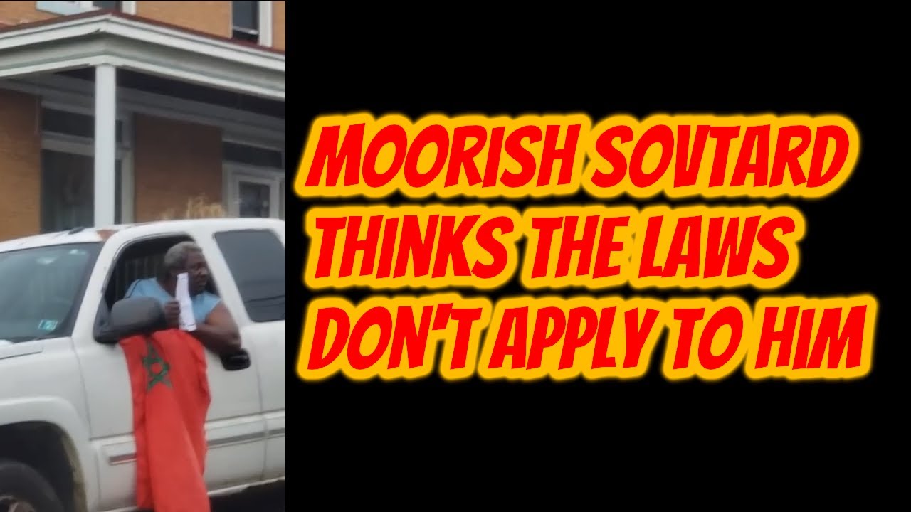 Moorish Sovtard Thinks the Laws Don't Apply to Him! - YouTube