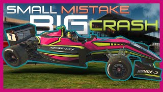 iRacing F3 | Silverstone - One Small Mistake Makes for a Huge CRASH [VR]