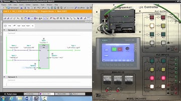 Controlling and Monitoring a Counter with a Siemens HMI using TIA Portal V14 - Unit 18.1