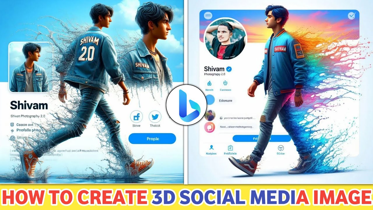 How To Create 3D Ai Social Media Boy Image | Trending Social Media ...