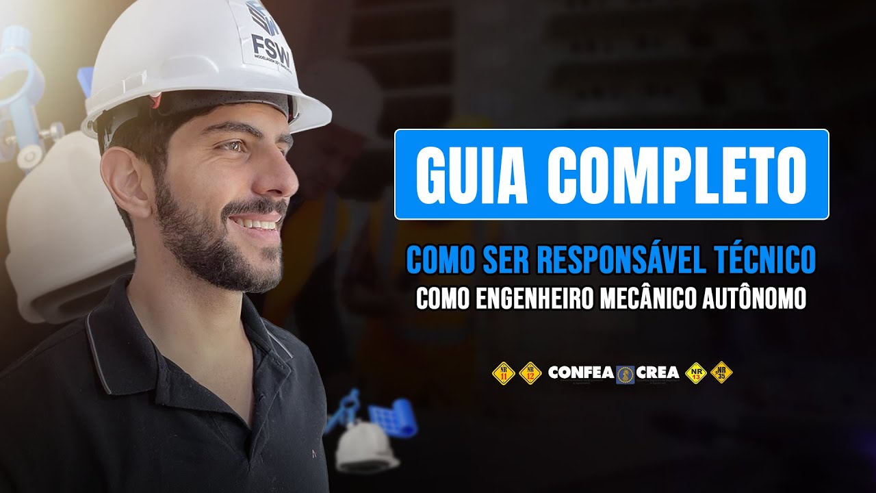 GUIA COMPLETO: Como ser um responsável técnico como Engenheiro Mecânico
