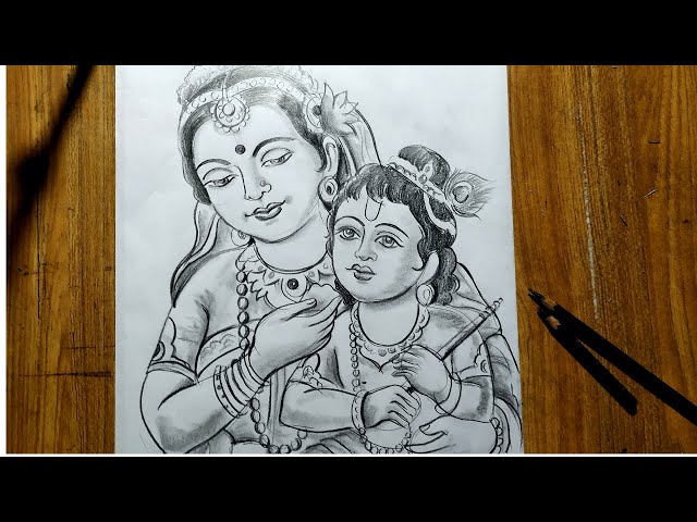 Little Krishna drawing,Bal Krishna,Gopal,Lord Krishna,Krishna thakur dra...  | Little krishna, Krishna drawing, Bal krishna