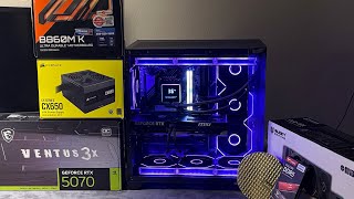 Building pc rtx5070 i5 225f | تجميعة العيد الحق العروض 🔥