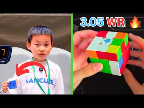 Ảnh xem trước video: Xuanyi Geng 3.05 Rubik’s Cube 3x3x3 World Record WR Single Reconstruction
