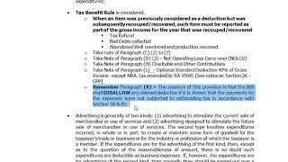 Taxation NIRC - Section 34 (Allowable Deductions) Part 1