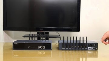 Remote SIM supporting 8-Port GSM VoIP Gateway AP-GS808W(원격 심지원 8포트 GSM VoIP 게이트웨이) | AddPac