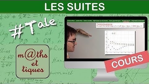 LE COURS : Les suites - Terminale