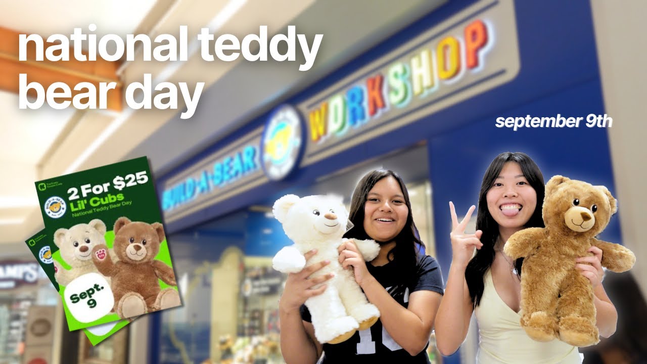 national teddy bear day | build-a-bear workshop