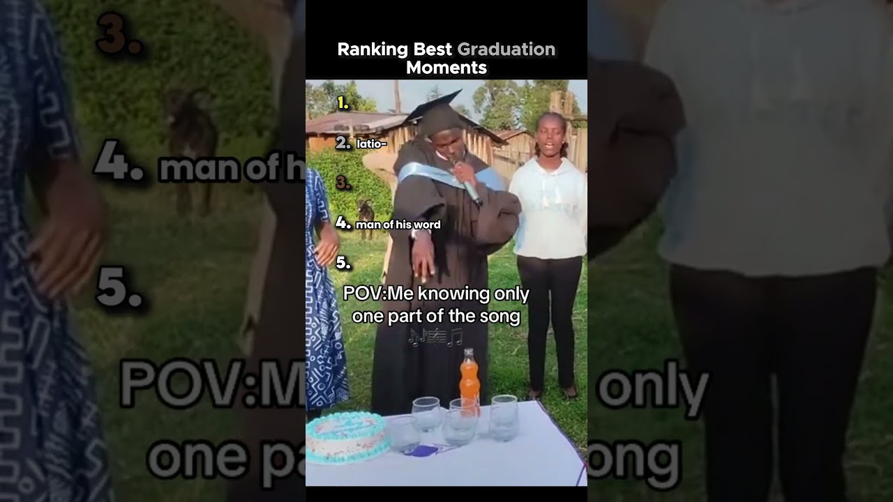 Ranking Best Graduation Moments 