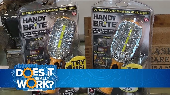 HANDY BRITE Ultra-Bright LED Cordless Rechargeable Work Light Lamp