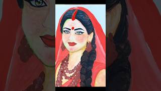 Sita Mata full painting tutorial | Sita ji step by step art | Ramayan painting | bhakti art #shorts